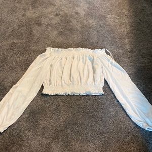 H&M long sleeve crop top